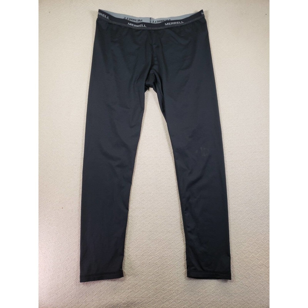 Merrell Pants Mens XL Black‎ Straight Leg Mid Rise Select Wick Athletic Jogger